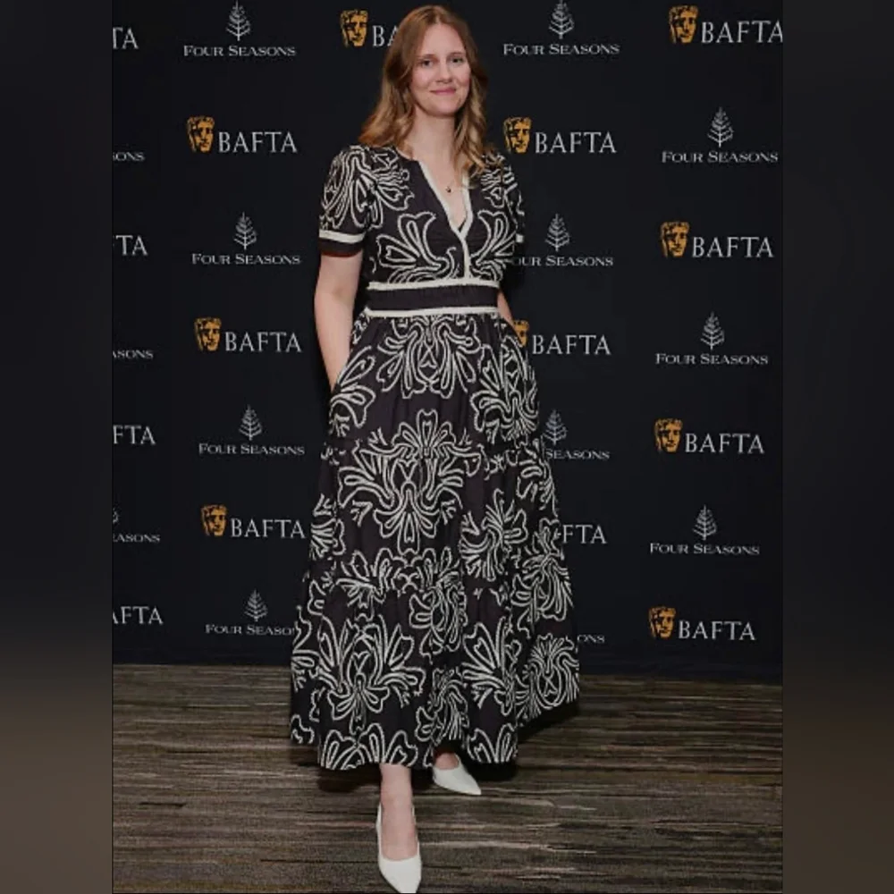 Anthropologie The Somerset Maxi Dress In Blackberry - Picture 7 of 7